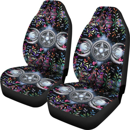 Triple Moon Wicca Car Seat Covers 550317 - YourCarButBetter