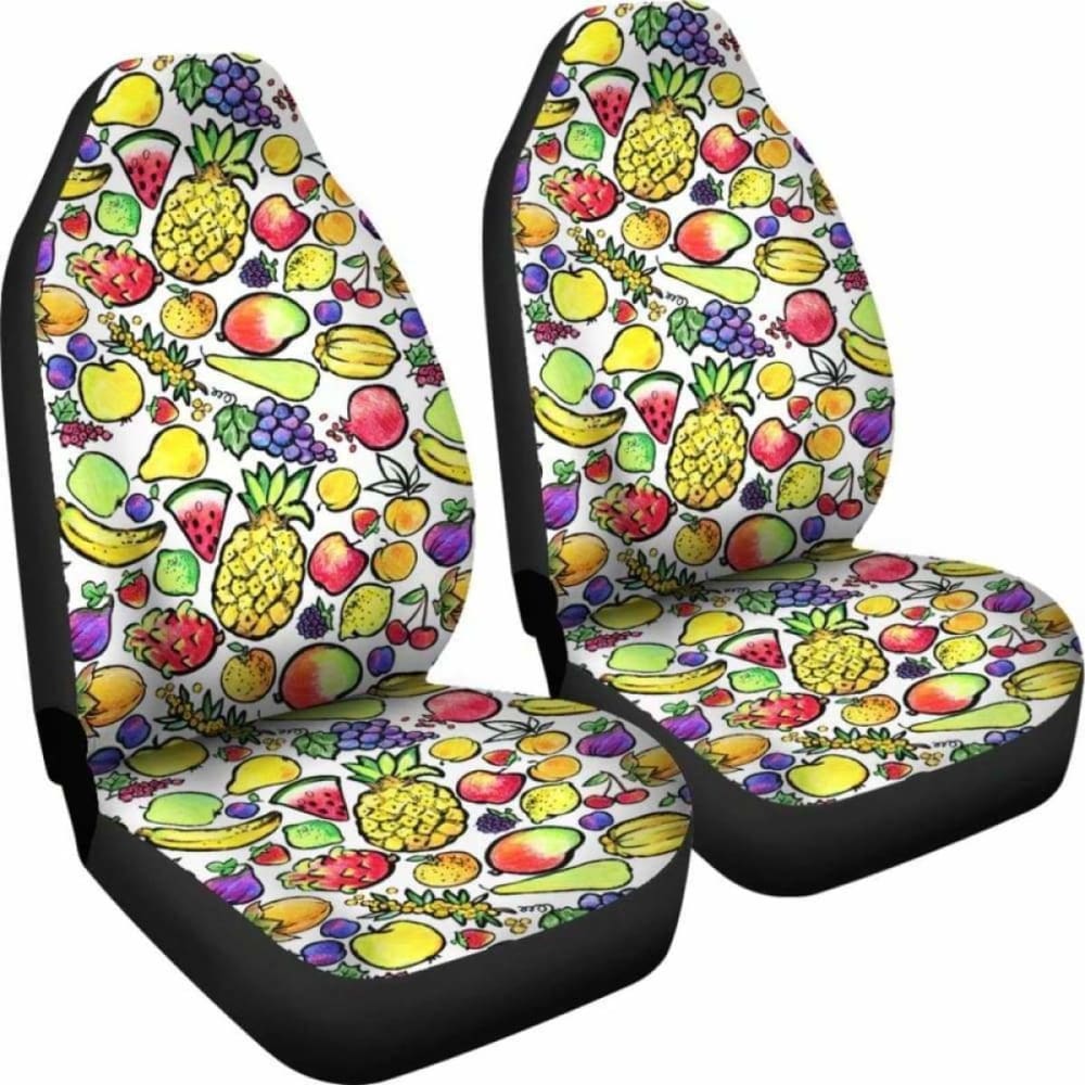 Tropical Fruit Car Seat Covers 174914 - YourCarButBetter