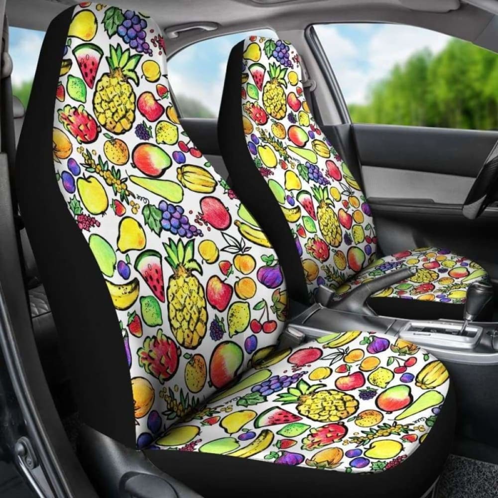 Tropical Fruit Car Seat Covers 174914 - YourCarButBetter