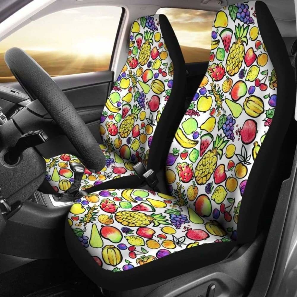 Tropical Fruit Car Seat Covers 174914 - YourCarButBetter