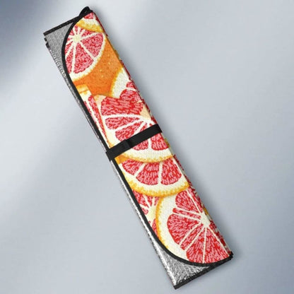 Tropical Grapefruit Pattern Car Auto Sun Shades 182102 - YourCarButBetter