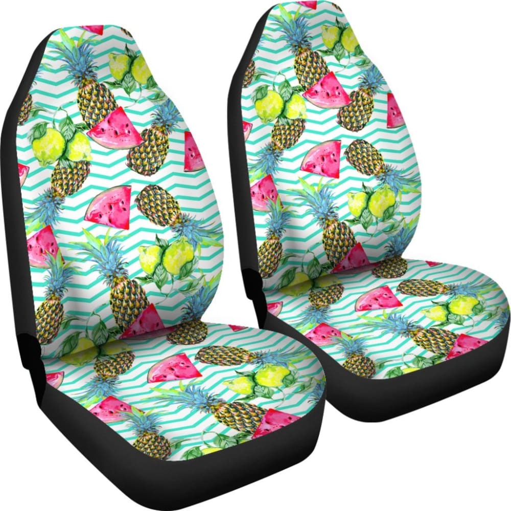 Tropical Pineapple Watermelon Fruit Car Seat Cover 174510 - YourCarButBetter