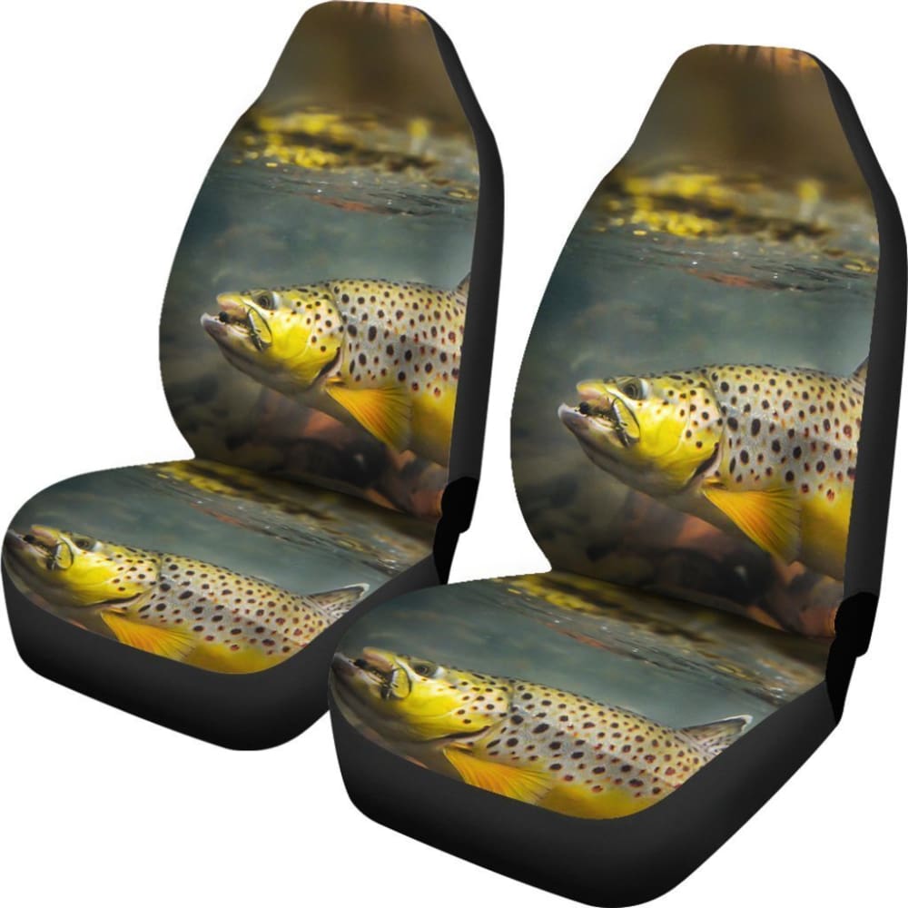 Trout Fish Car Seat Covers Freshwater Fish 182417 - YourCarButBetter