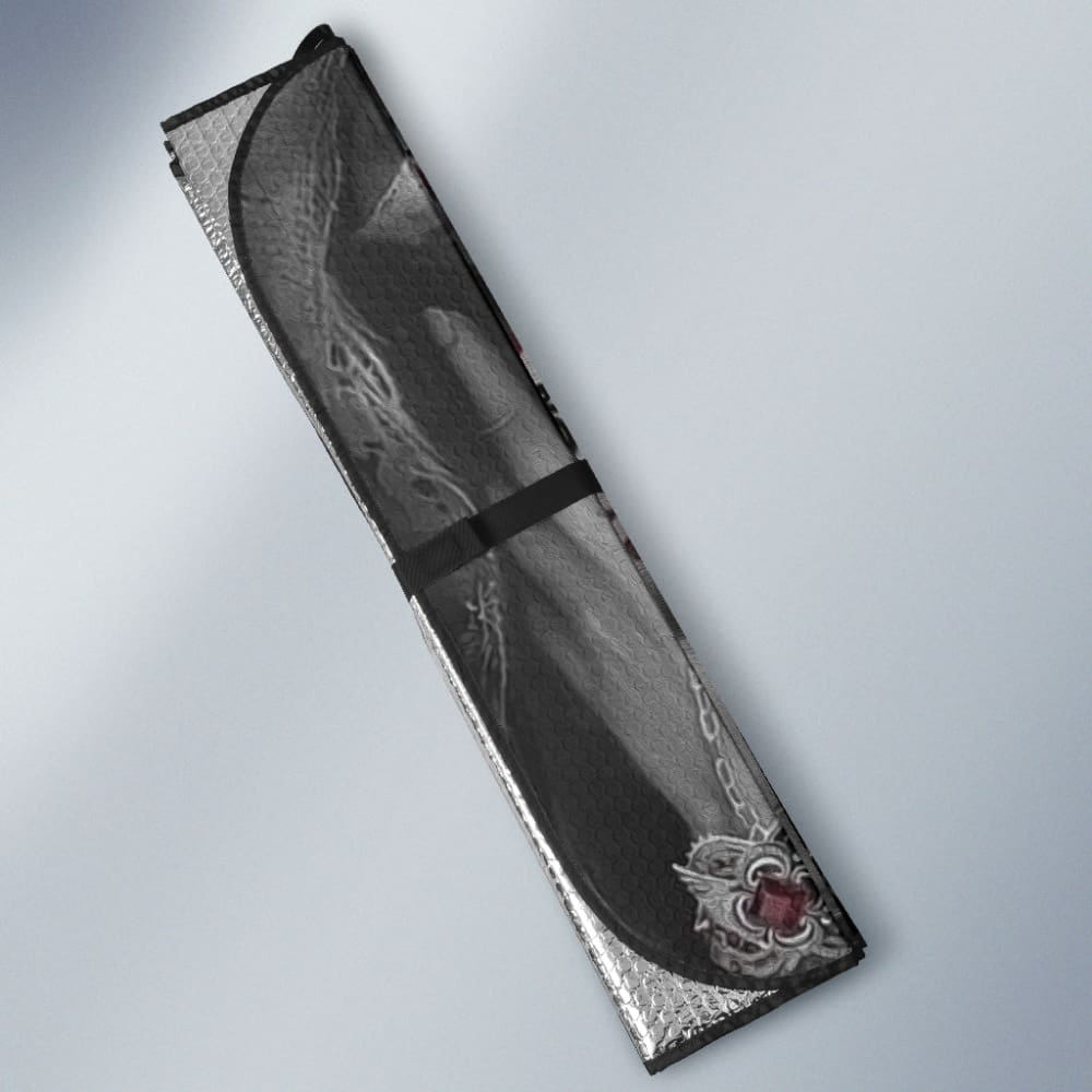 True Love King And Queen Kissing Skulls Car Auto Sun Shades 212001 - YourCarButBetter