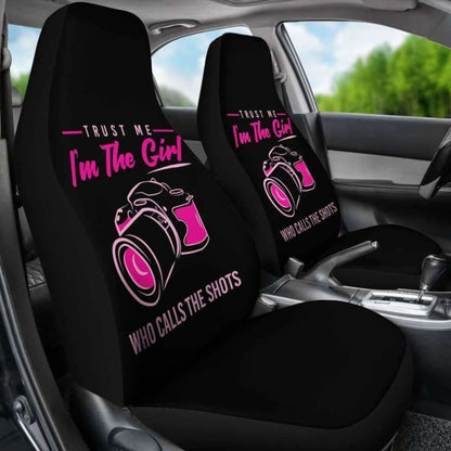 Trust Me I’m The Guy Who Calls The Shots Photography Car Seat Covers 195016 - YourCarButBetter