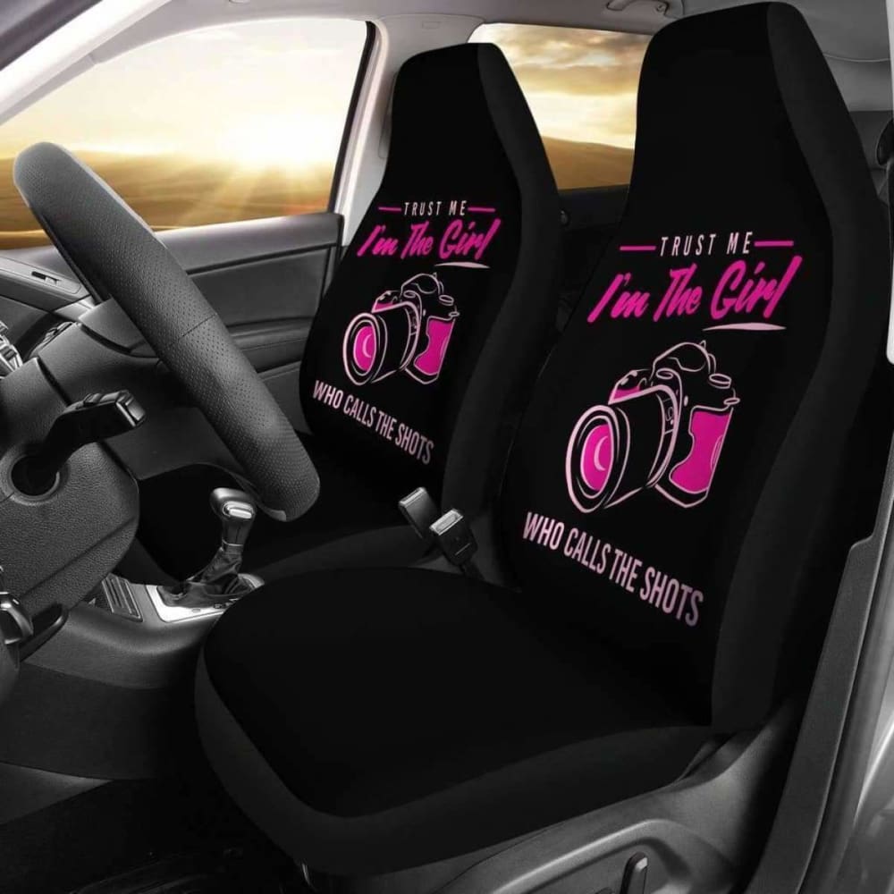 Trust Me I’m The Guy Who Calls The Shots Photography Car Seat Covers 195016 - YourCarButBetter