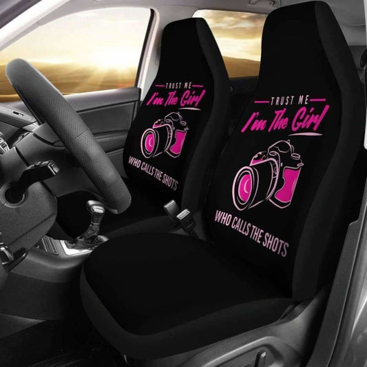 Trust Me I’m The Guy Who Calls The Shots Photography Car Seat Covers 195016 - YourCarButBetter