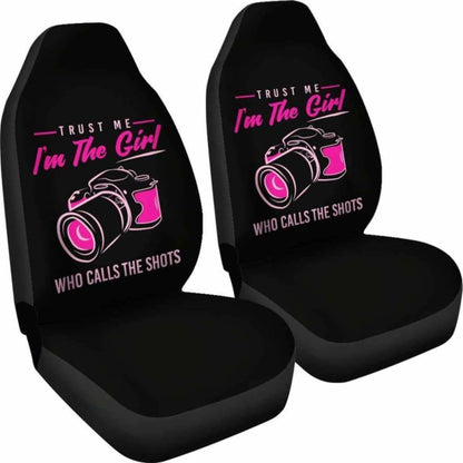 Trust Me I’m The Guy Who Calls The Shots Photography Car Seat Covers 195016 - YourCarButBetter