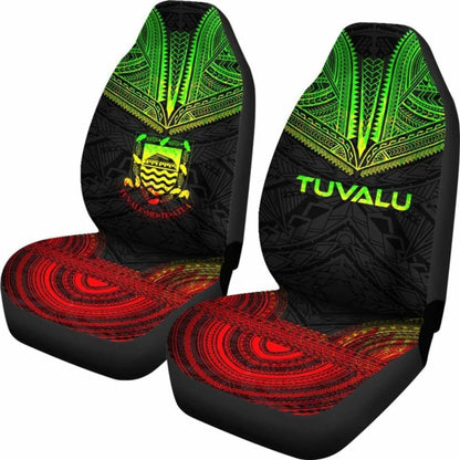 Tulu Car Seat Cover - Tulu Coat Of Arms Polynesian Chief Tattoo Reggae Version - 10 174914 - YourCarButBetter