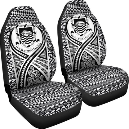 Tulu Car Seat Cover - Tulu Coat Of Arms Polynesian Tattoo Black - 9 174914 - YourCarButBetter