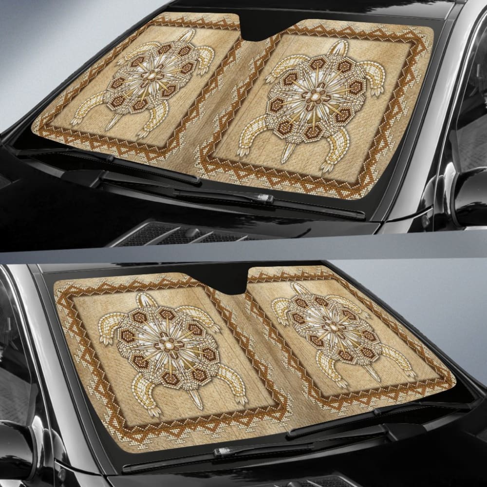 Turble Totem Native American Auto Sun Shades 093223 - YourCarButBetter