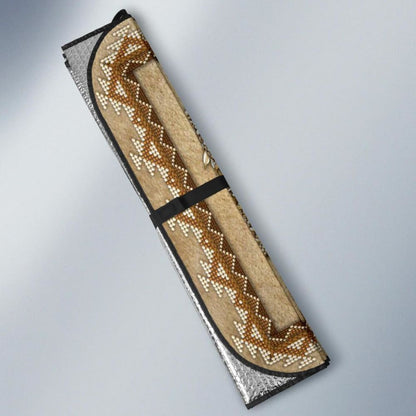 Turble Totem Native American Design Auto Sun Shades 093223 - YourCarButBetter