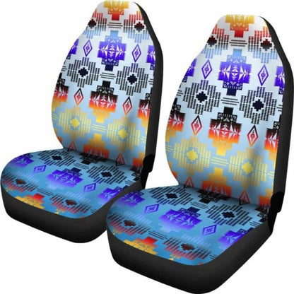 Turquoise Horizon Car Seat Covers 105905 - YourCarButBetter