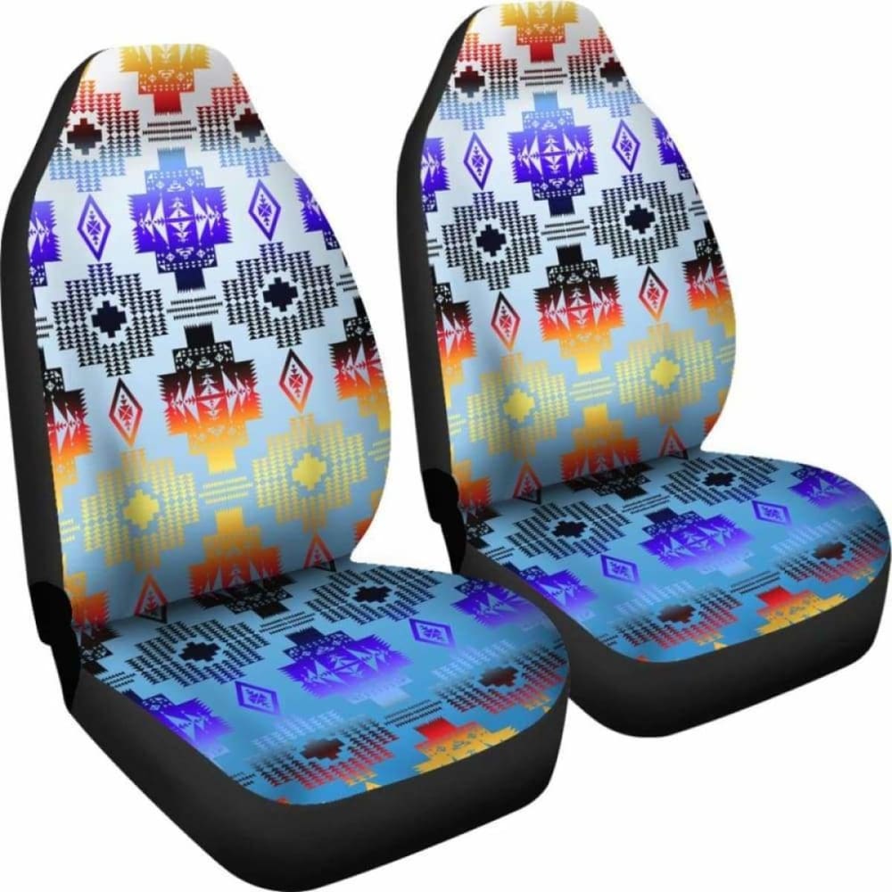 Turquoise Horizon Car Seat Covers 105905 - YourCarButBetter