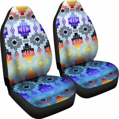 Turquoise Horizon Car Seat Covers 105905 - YourCarButBetter