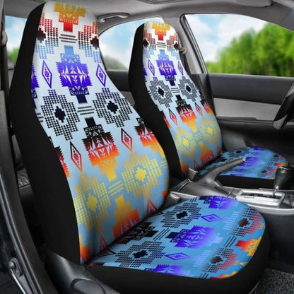 Turquoise Horizon Car Seat Covers 105905 - YourCarButBetter