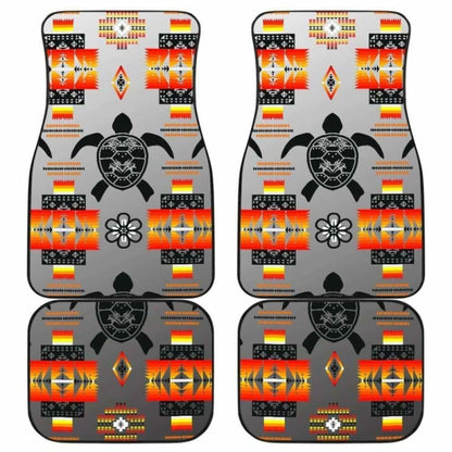 Turtle Car Mats Gray Front And Back Car Mats (Set Of 4) 091814 - YourCarButBetter