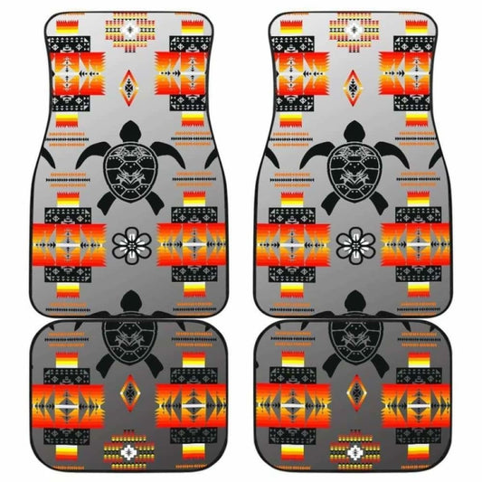 Turtle Car Mats Gray Front And Back Car Mats (Set Of 4) 091814 - YourCarButBetter