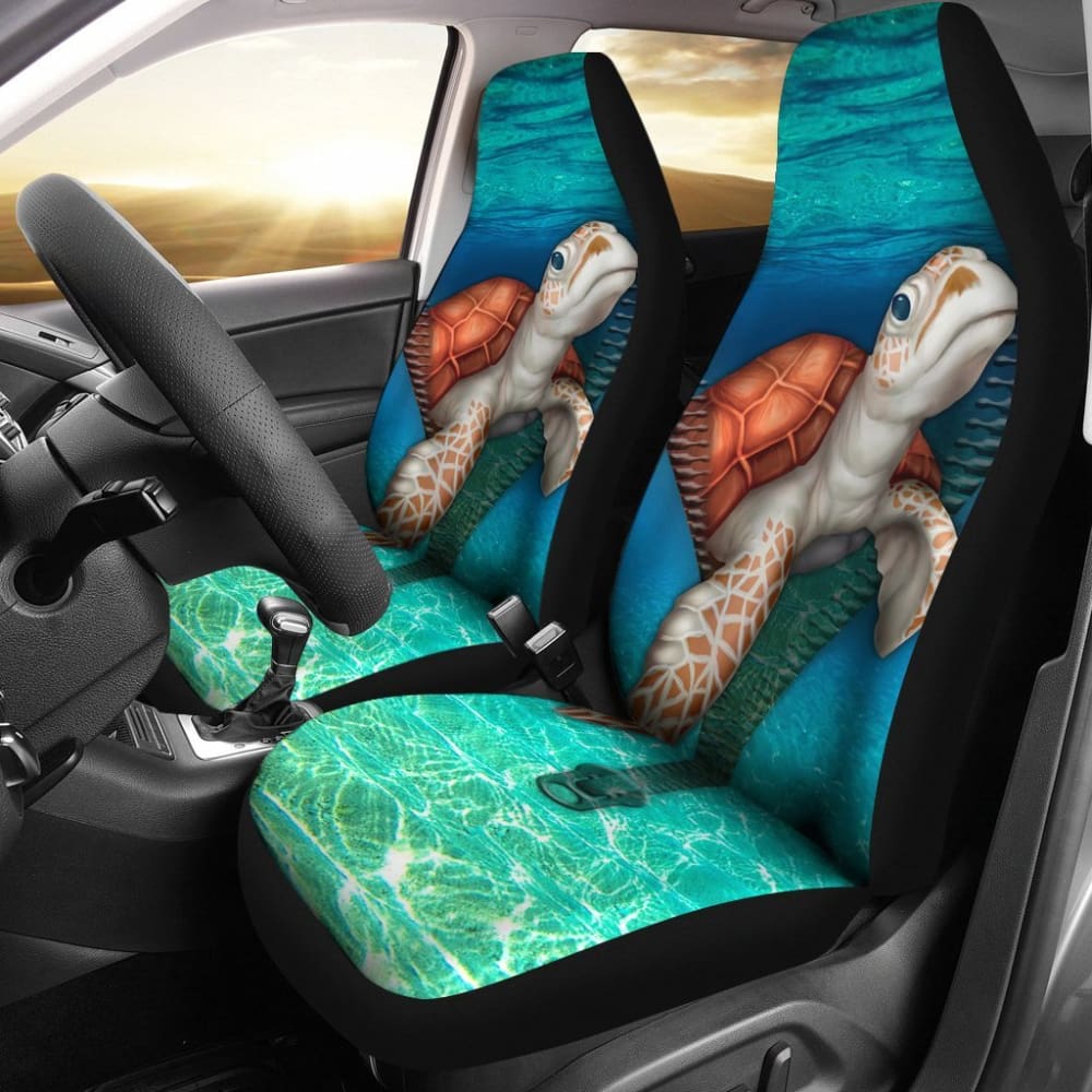 Turtle Car Seat Covers Turtle On A Zipper 101819 - YourCarButBetter