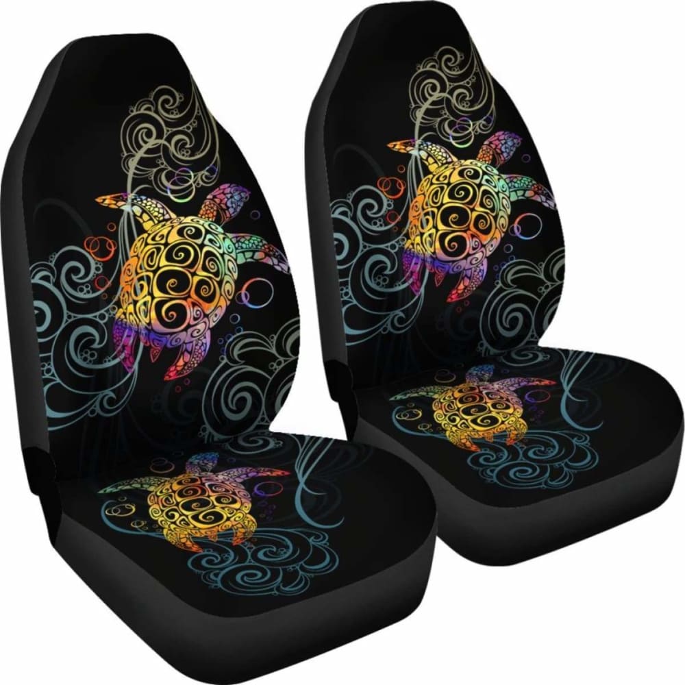Turtle Hawaiian Car Seat Covers Set Of 2 091814 03 - YourCarButBetter