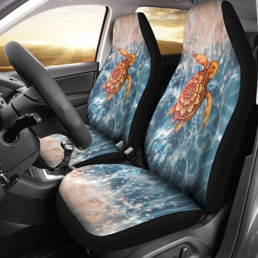 Turtle Hawaiian Car Seat Covers Set Of 2 091814 05 - YourCarButBetter