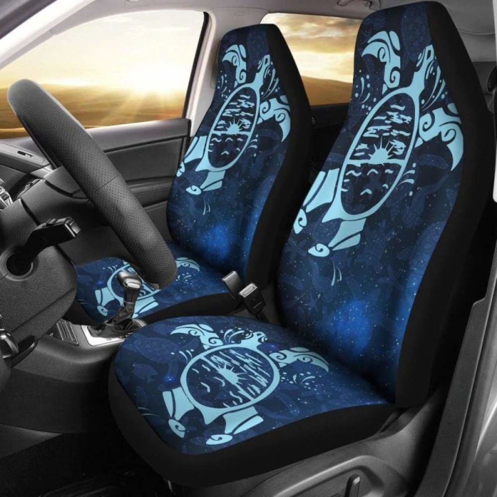 Turtle Hawaiian Car Seat Covers Set Of 2 091814 - YourCarButBetter