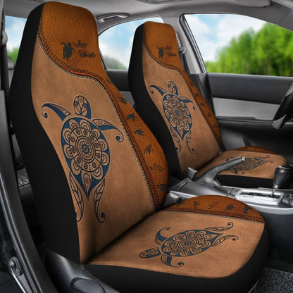 Turtle Leather Car Seat Covers 101819 - YourCarButBetter