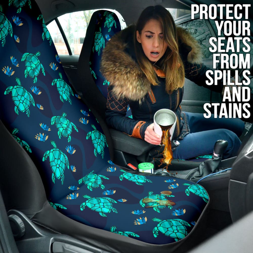 Turtle Love Car Seat Covers 210501 - YourCarButBetter