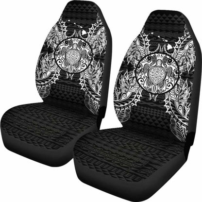 Turtle Polynesia Car Seat Cover Map Black New 091114 - YourCarButBetter
