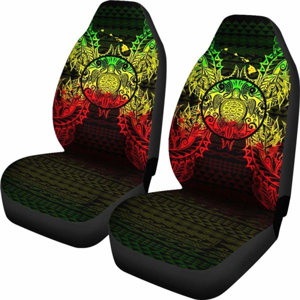 Turtle Polynesia Car Seat Cover Map Reggae New 091114 - YourCarButBetter