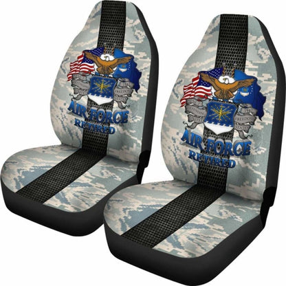 U.S Air Force Retired Car Seat Covers 154230 - YourCarButBetter