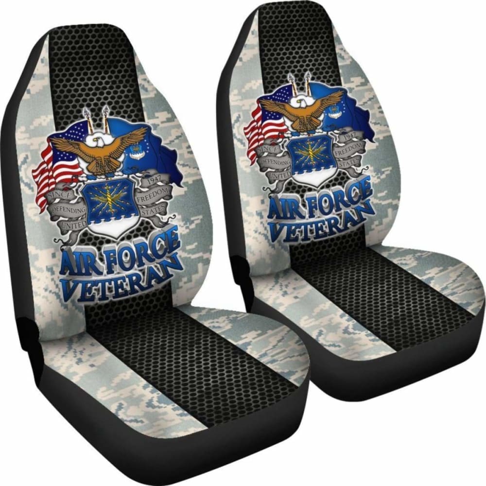 U.S Air Force Veteran Car Seat Covers 154230 - YourCarButBetter