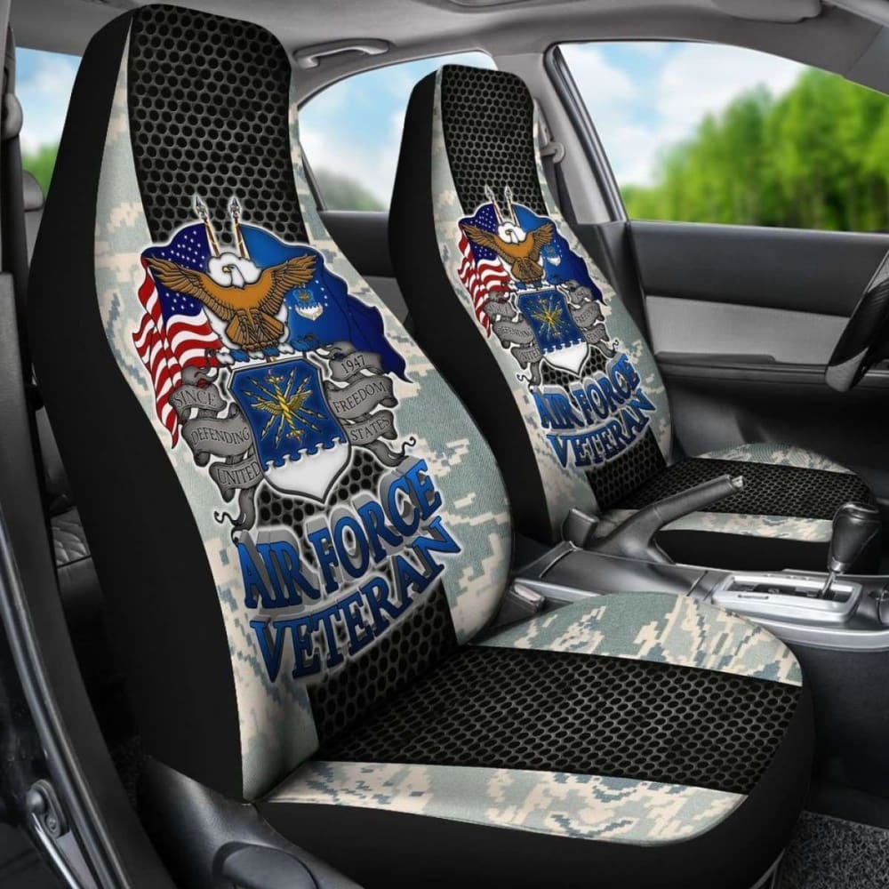 U.S Air Force Veteran Car Seat Covers 154230 - YourCarButBetter