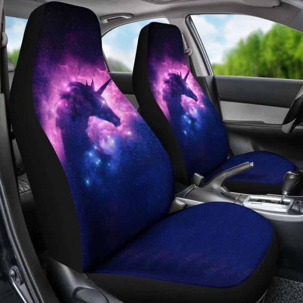 Unicorn Car Seat Cover 05 - Galaxy - 170817