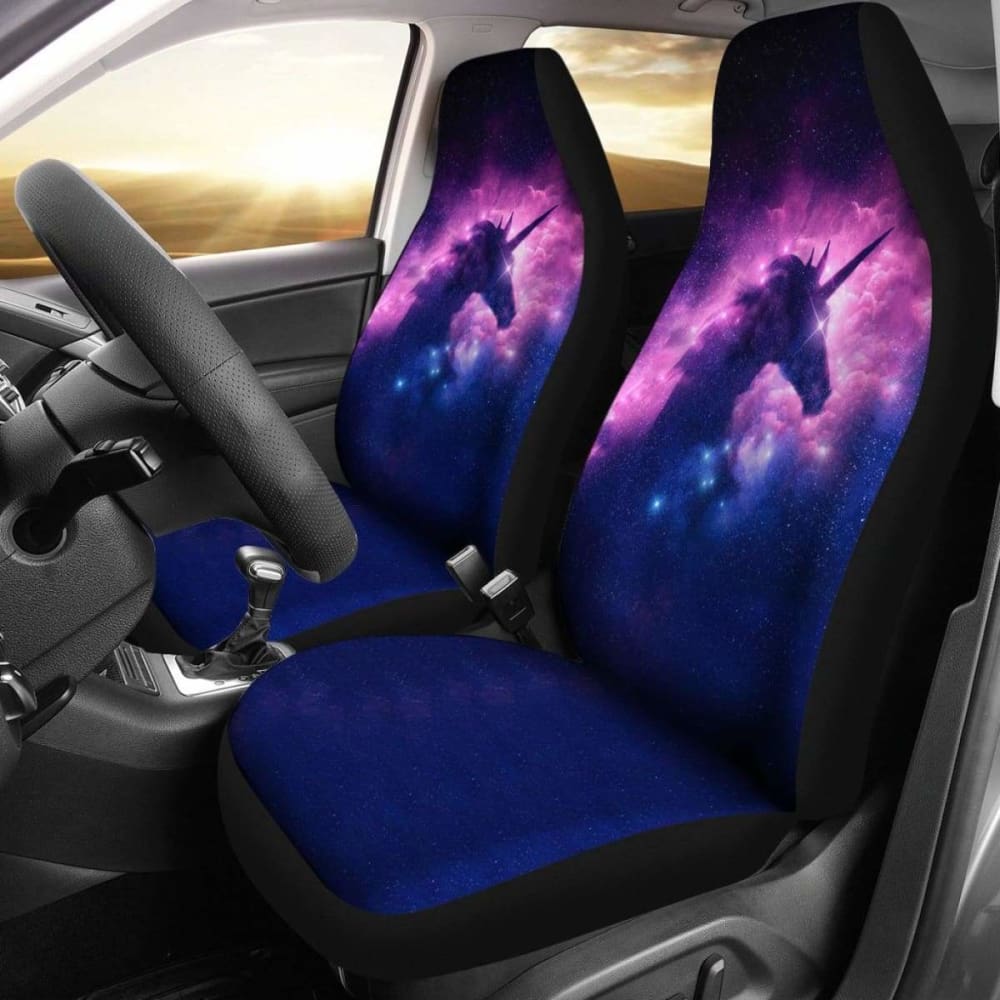 Unicorn Car Seat Cover 05 - Galaxy - 170817