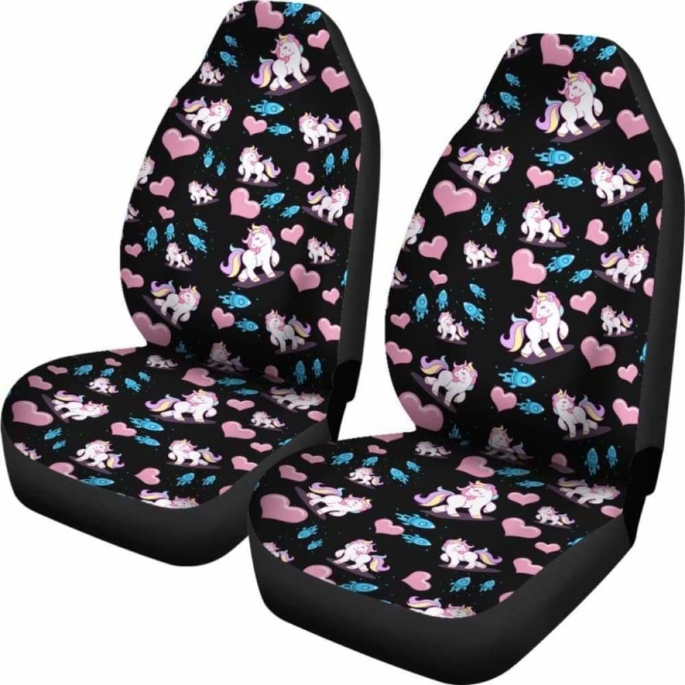 Unicorn Rockets Car Seat Covers 170817
