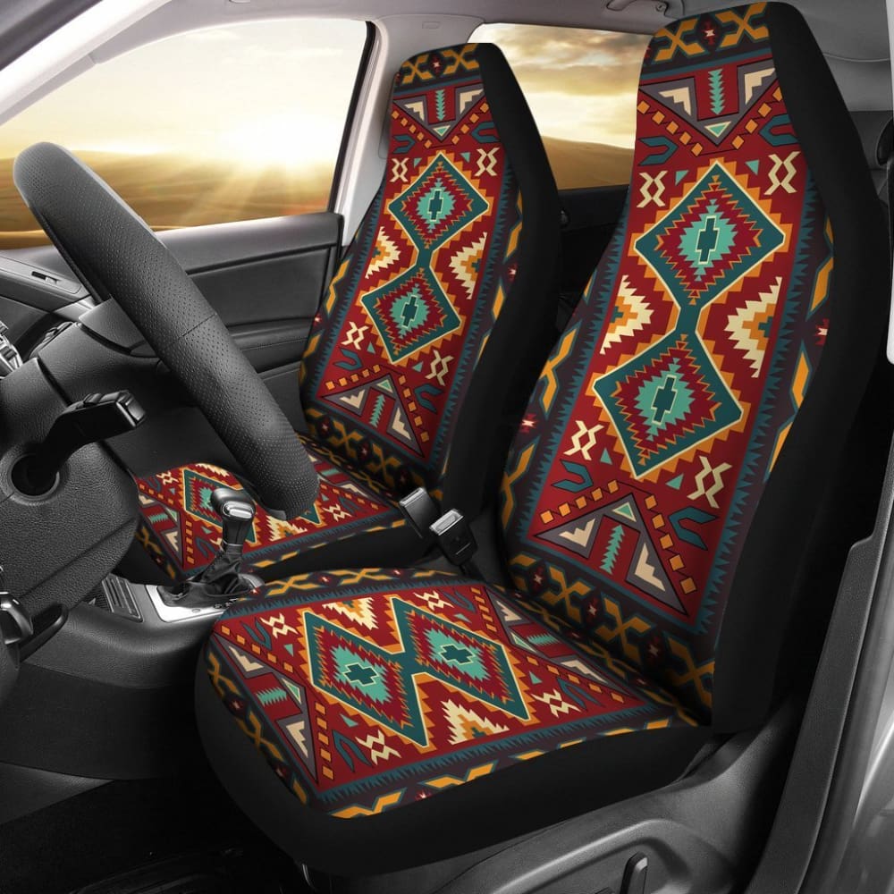 United Tribes Art Native American Car Seat Covers 093223 - YourCarButBetter