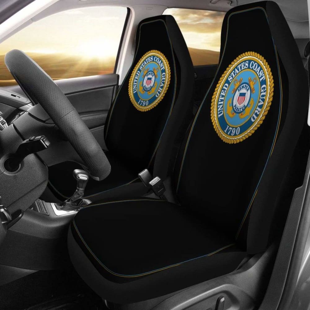 US Coast Guard Car Seat Cover Set Of 2 160830 - YourCarButBetter