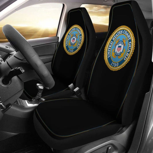 US Coast Guard Car Seat Cover Set Of 2 160830 - YourCarButBetter