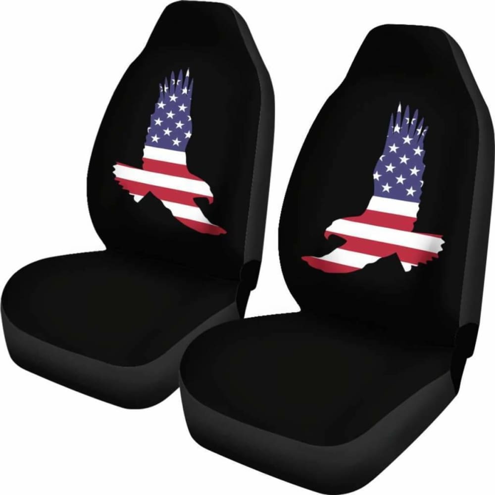 US Eagle Art Car Seat Covers Amazing Gift Ideas 110424 - YourCarButBetter