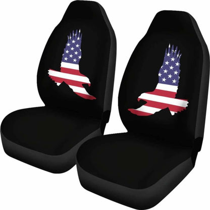 US Eagle Art Car Seat Covers Amazing Gift Ideas 110424 - YourCarButBetter