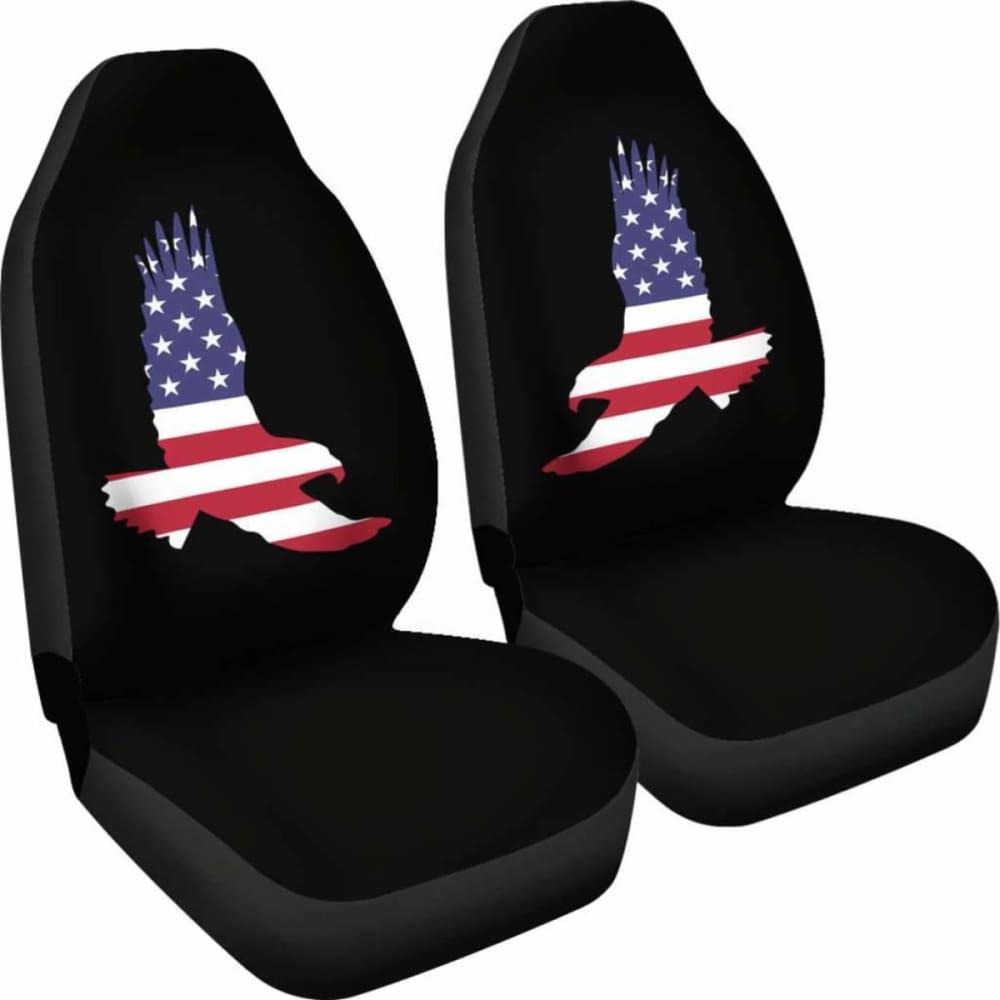 US Eagle Art Car Seat Covers Amazing Gift Ideas 110424 - YourCarButBetter