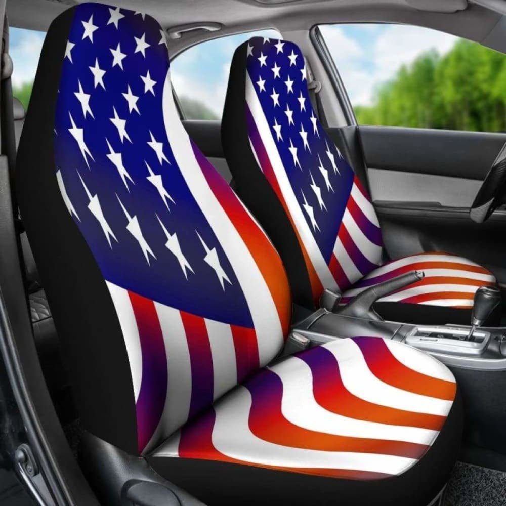 Usa Flag Seat Covers 153908 - YourCarButBetter