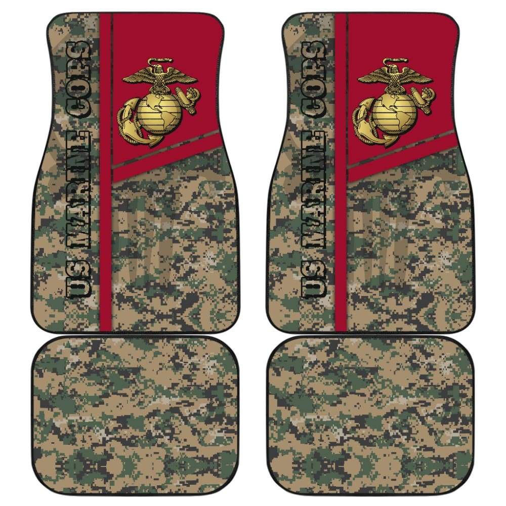 USA Military American Patriotic Car Floor Mats 212801 - YourCarButBetter