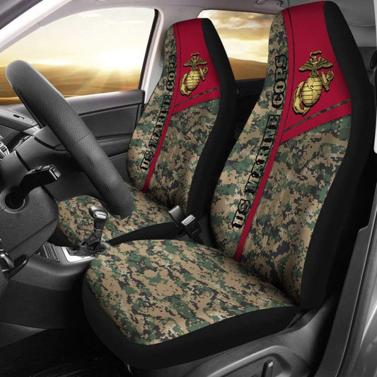 USA Military American Patriotic Car Seat Covers 212801 - YourCarButBetter