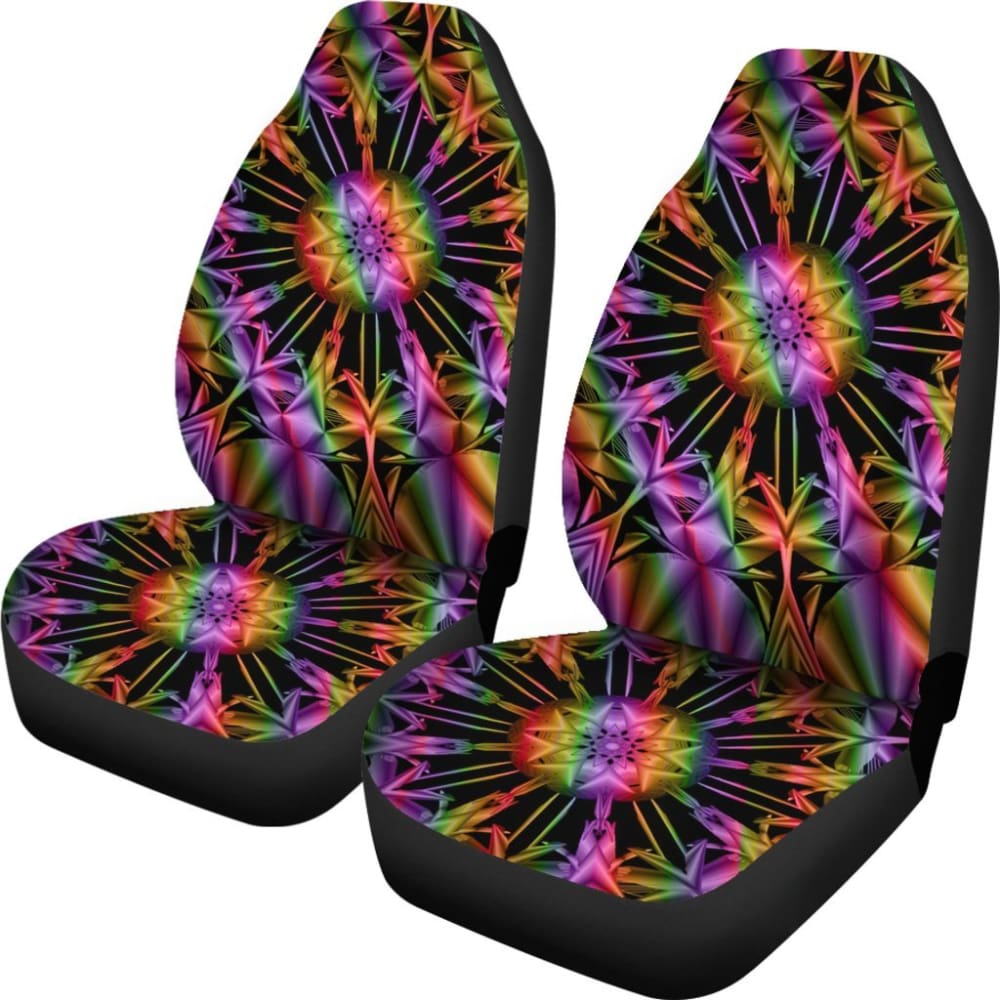 Uv Mandala Car Seat Covers 093223 - YourCarButBetter