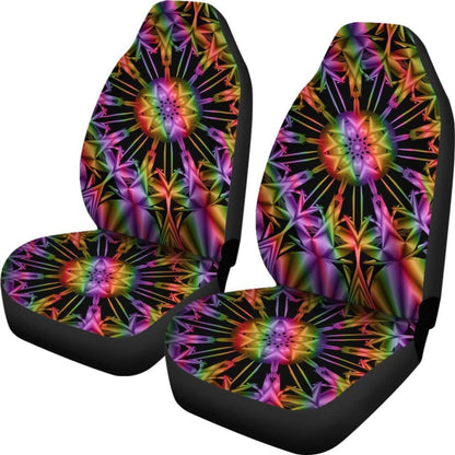 Uv Mandala Car Seat Covers 093223 - YourCarButBetter