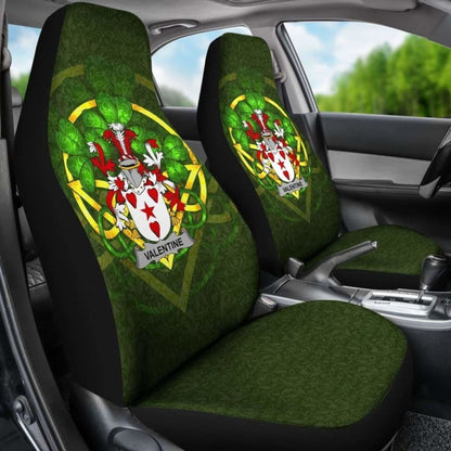 Valentine Ireland Car Seat Cover Celtic Shamrock (Set Of Two) 154230 - YourCarButBetter
