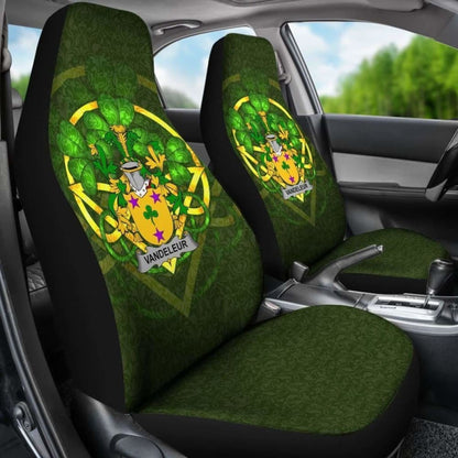 Vandeleur Ireland Car Seat Cover Celtic Shamrock (Set Of Two) 154230 - YourCarButBetter