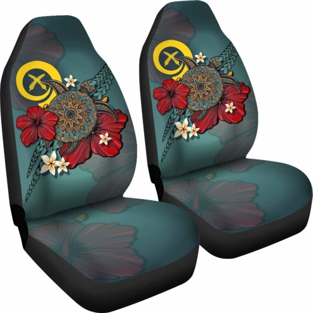 Vanuatu Car Seat Covers Blue Turtle Tribal Amazing 091114 - YourCarButBetter